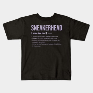 SNEAKERHEAD Definition Funny Sneaker Lover Design Kids T-Shirt